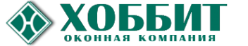 Логотип компании ОкнаХоббит
